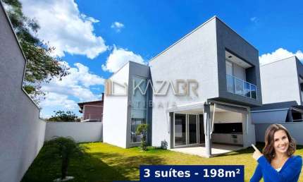 Casa para locação, 3 suítes, quintal, condomínio fechado, 198m² - $7.500 – Nova Gardênia – Atibaia/SP