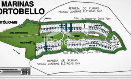 Terreno em condomínio fechado à venda na Rua D( Loteamento Marinas Portobello, 84, Marinas Portobello, Capitólio
