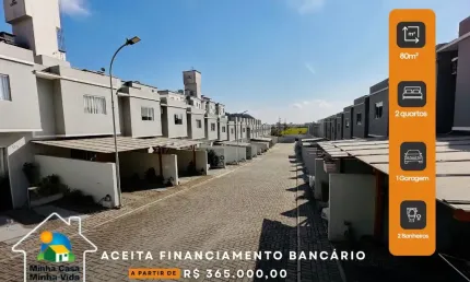 Casa para venda pelo programa Minha Casa Minha Vida  com 2 quartos bairro  Espinheiros - Itajaí - SC