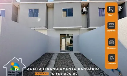 Casa para venda pelo programa Minha Casa Minha Vida  com 2 quartos bairro  Espinheiros - Itajaí - SC