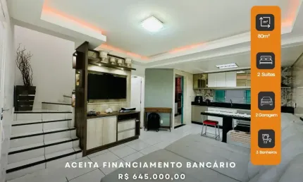 Casa  para Venda  com 2 Suites, 2 vagas e 1 lavabo  fica no bairro São Vicente - Itajaí - SC