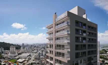 Apartamento na planta com 2 suites bairro fazenda fluxo com a construtora  cidade de itajaí