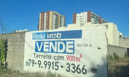 Terreno à venda na Avenida Murilo Dantas, 008, Farolândia, Aracaju