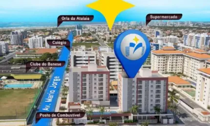 Apartamento com 2 quartos à venda na Avenida Mario Jorge Menezes Vieira, 1455, Coroa do Meio, Aracaju