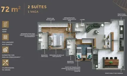Vendo apartamento com 3 suítes e 1 vaga, vila dom pedro i, são paulo, sp