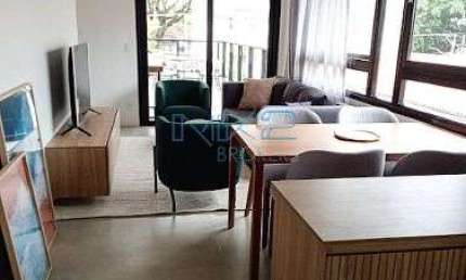 Apartamento mobilhado, com suíte de 85m² para locação, Pinheiros, São Paulo, SP