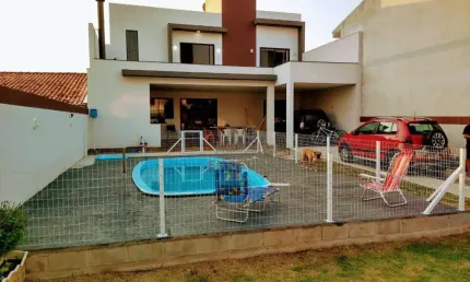 Casa com 4 dormitórios à venda - praia do meio - palhoça/sc