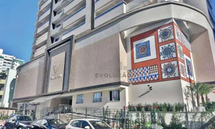 Apartamento com 2 dormitórios para alugar, 84 m² por R$ 4.635,08/mês - Campinas - São José/SC