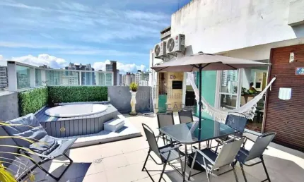 Aceita permuta Cobertura Duplex com 3 dormitórios à venda, 173 m² por R$ 1.450.000 - Campinas - São José/SC