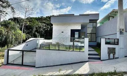 Casa 03 quartos, 1 suíte, 2 vagas - forquilhas - santa catarina