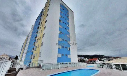 Apto 2 quartos, 1 suíte, 1 vaga - areias - santa catarina