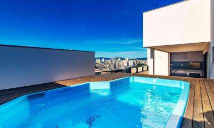 Magnífica Cobertura com 4 Suítes e Piscina privativa, Floresta São José SC