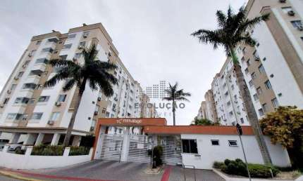 Apartamento com 2 dormitórios para alugar, 60 m² por R$ 3.115,00/mês - Fazenda Santo Antônio - São José/SC