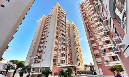 Apartamento com 3 Dorms com Suíte, Semi mobiliado  - Barreiros - São José/SC