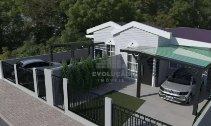 Casa com 3 quartos à venda na Rua Gian Francisco de Espíndola, Fundos, Biguaçu