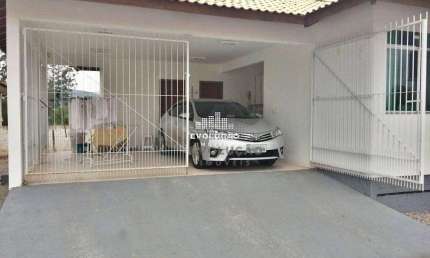 Casa com Terreno Grande 02 Dorms, Garagem, Santo Amaro da Imperatriz/SC.
