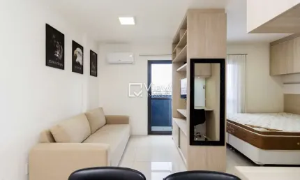 Kitnet / stúdio à venda na rua nunes machado, 68, batel, curitiba, 36 m2 por r$ 495.000