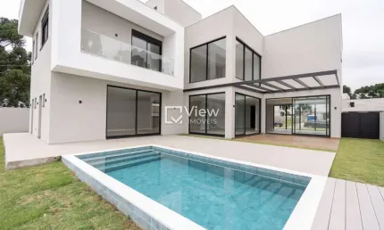 Casa em condomínio fechado com 4 quartos à venda na Rua Inácio Wichnewski, 920, Orleans, Curitiba, 560 m2 por R$ 4.970.000