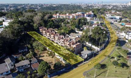 Terreno à venda na Avenida Cândido Hartmann, 3744, Santo Inácio, Curitiba por R$ 1.690.000