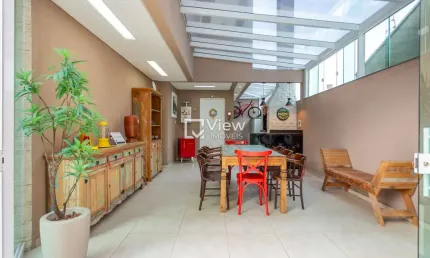 Casa em condomínio fechado com 5 quartos à venda na rua ivo ferro, 323, uberaba, curitiba, 156 m2 por r$ 940.000