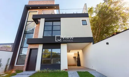 Casa em condomínio fechado com 3 quartos à venda na Rua João Batista Casagrande, 140, Santa Felicidade, Curitiba, 142 m2 por R$ 1.100.000