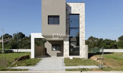 Casa em condomínio fechado com 3 quartos à venda na Rua Irma Schreiner Maran, 503, Santa Cândida, Curitiba, 116 m2 por R$ 769.000