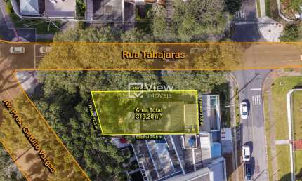 Terreno comercial à venda na Avenida Presidente Getúlio Vargas, 3965, Vila Izabel, Curitiba por R$ 1.100.000