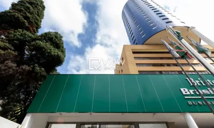 Kitnet / stúdio à venda na rua desembargador motta, 1499, batel, curitiba, 43 m2 por r$ 380.000