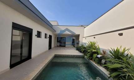 Casa em condomínio fechado com 3 quartos à venda na Alameda Ezequiel Mantoanelli, 1446, Jardim Piemonte, Indaiatuba, 194 m2 por R$ 1.395.000