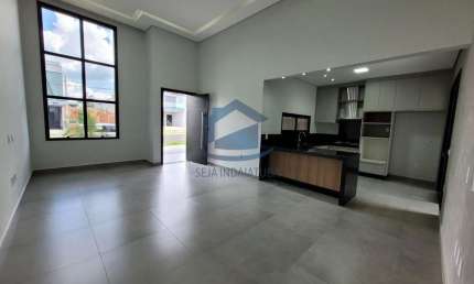 Casa em condomínio fechado com 3 quartos à venda na Márcio José Battistuci, 28, Loteamento Park Gran Reserve, Indaiatuba, 140 m2 por R$ 1.150.000