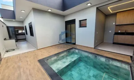 Casa em condomínio fechado com 3 quartos à venda na Márcio José Battistuci, 28, Loteamento Park Gran Reserve, Indaiatuba, 142 m2 por R$ 1.250.000