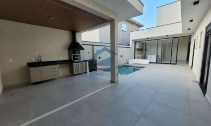 Casa em condomínio fechado com 3 quartos à venda na Rodovia Lix da Cunha, Residencial Evidências, Indaiatuba, 195 m2 por R$ 1.650.000