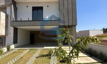 Casa em condomínio fechado com 3 quartos à venda na Rua Márcio José Battistuci, 28, Loteamento Park Gran Reserve, Indaiatuba, 164 m2 por R$ 1.369.000