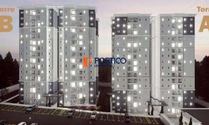 Apartamento na planta, 60m², dois dormitórios e duas vagas. Paulínia-SP