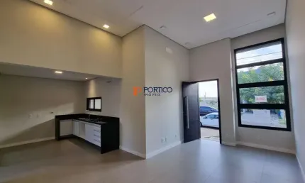 Casa térrea nova à venda em condomínio fechado, paulínia/sp