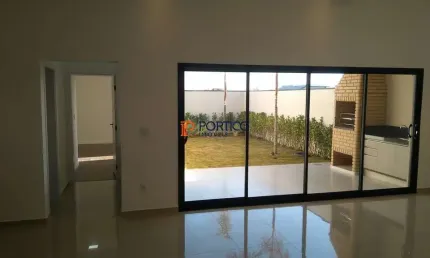 Casa térrea 3 suítes à venda no condomínio royal garden em paulínia/sp