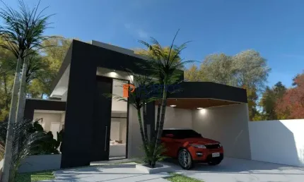 Casa Térrea a venda -3 Suítes,Piscina e Escritório-Terras da Estância - Paulínia