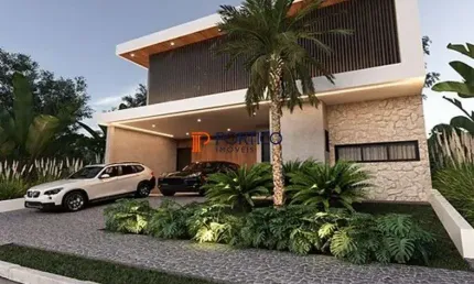 Sobrado com 366 m²,4 suítes à venda no Santorini Paulínia!