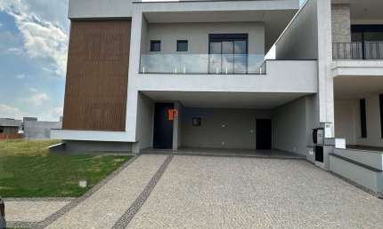 Sobrado novo com 4 suítes e piscina no Santorini em Paulínia!