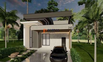 Casa nova com 3 suítes e piscina no Terras da Estância Paulínia