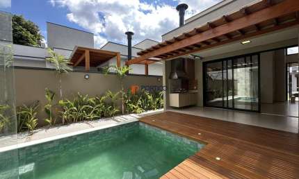 Casa com 4 dormitórios piscina em condomínio Paulínia!