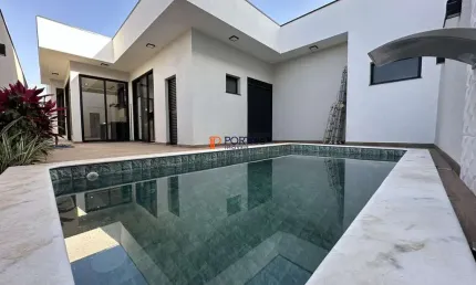 Casa em condomínio fechado com 3 quartos à venda na rua sebastião cardoso, 168, parque brasil 500, paulínia, 198 m2 por r$ 1.990.000