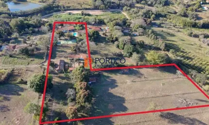 Chácara à venda com 25.710m² de terreno e casa com 6 quartos em jaguariúna/sp.