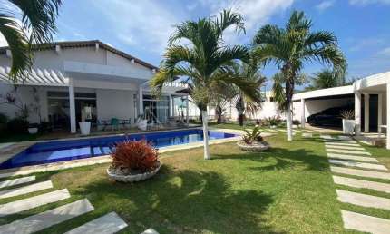 Casa em condomínio fechado com 3 quartos à venda na Al-101, 1, Massagueira, Marechal Deodoro, 450 m2 por R$ 1.700.000