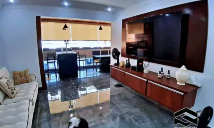 Apartamento com 3 quartos à venda na Rua Chile, Enseada, Guarujá