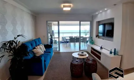 Lindo apartamento 03 dorm´s, com vista para o mar, na região do aquário!