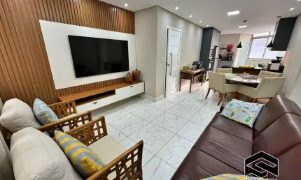 LINDO APARTAMENTO REFORMADO, VISTA AO MAR, EM PITANGUEIRAS!