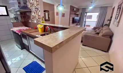 Lindo e amplo apartamento 03 dormitórios, com lazer e vista ao mar!