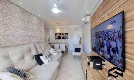 APARTAMENTO 3 DORM´S, REFORMADO, COM SACADA GOURMET, NA PRAIA DA ENSEADA!