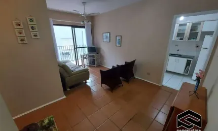 02 DORMITÓRIOS C/ SACADA, APENAS 250m DA PRAIA, PRÓX AO TORTUGAS